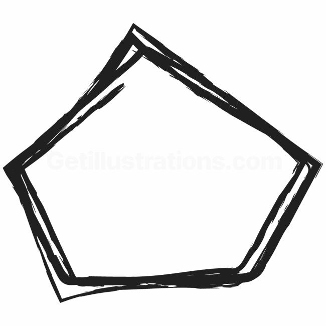 Download doodle, pentagram, shape, handdrawn, scrawl, brush Elemental